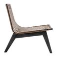 Clearance - Leeds Lounge Chair - Brown Leather - FSS14754