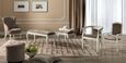 Nostalgia Capitonne Armchair - Eco Leather Nabuk - Bianco Antico