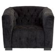 Fenton Armchair - Black Fabric