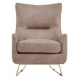 Henry Armchair - Brown Faux Leather