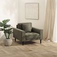 Lido Lounge Armchair - Olive Green - Fabric