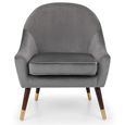 Elliot Armchair - Grey Fabric