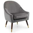 Elliot Armchair - Grey Fabric