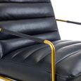 Giorgio Armchair - Black Faux Leather