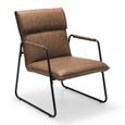 Gramercy Accent Chair - Brown Leather