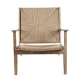 Icaria Armchair - Oak and Woven