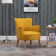 Keira Armchair - Ochre Fabric