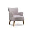 Keira Armchair - Pearl Grey Fabric