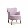 Keira Armchair - Violet Fabric
