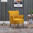 Clearance - Keira Armchair - Ochre Fabric - A443