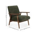 Ivy Armchair - Olive Fabric