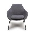 Moby Accent Chair - Grey Fabric
