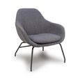 Moby Accent Chair - Grey Fabric