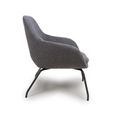 Moby Accent Chair - Grey Fabric