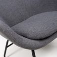 Moby Accent Chair - Grey Fabric