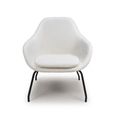 Moby Accent Chair - Ivory Fabric