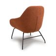 Moby Accent Chair - Orange Fabric
