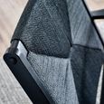 Icaria Accent Armchair - Black - Oak and Woven Rope