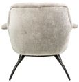 Amalfi Grey Chenille Fabric Accent Chair