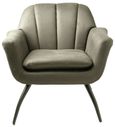Amalfi Grey Fabric Accent Chair