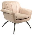 Amalfi Natural Fabric Accent Chair