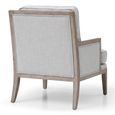Beatrice Armchair - Grey Fabric