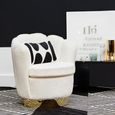 Biarritz Accent Chair - Off White Fabric