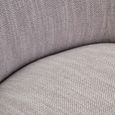 Bordo Swivel Chair - Curved - Grey Fabric