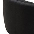 Bruge Chair - Curved - Black Fabric