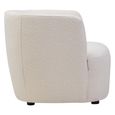 Bruge Chair - Curved - Cream Fabric
