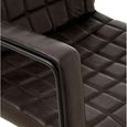 Buffalo Weave Chair - Black - Leather with Metal