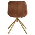 Buffalo Accent Chair - Swivel - Brown - Leather
