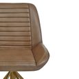 Buffalo Accent Chair - Swivel - Grey - Leather