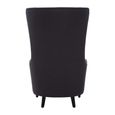 Cala Armchair - Tufted Highback - Black Fabric