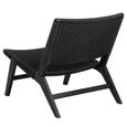 Carson Lounge Chair - Black Oak