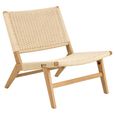 Carson Lounge Chair - Oak