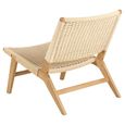 Carson Lounge Chair - Oak