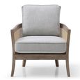 Cecilia Armchair - Grey Fabric