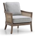 Cecilia Armchair - Grey Fabric