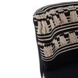 Cefena Moroccan Chair - Black Fabric