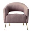 Clearance - Barletta Dusky Velvet Armchair - A220
