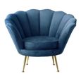 Clearance - Rivello Inky Blue Armchair - A47