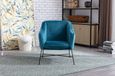 Cleo Accent Chair - Blue Fabric