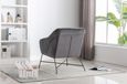 Cleo Accent Chair - Grey Fabric