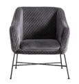 Cleo Accent Chair - Grey Fabric