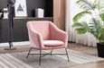 Cleo Accent Chair - Pink Fabric