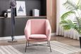 Cleo Accent Chair - Pink Fabric