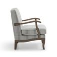 Colwell Armchair - Gaia Textured Stripe Natural Fabric