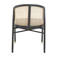 Corso Chair - Black Wood and Rattan
