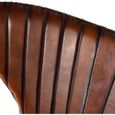 Durango Chair - Brown Leather Butterfly
